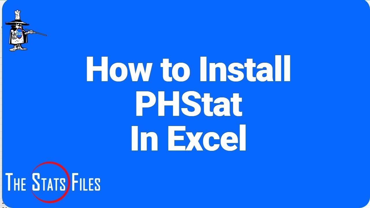 Phstat On Excel 2016 For Mac